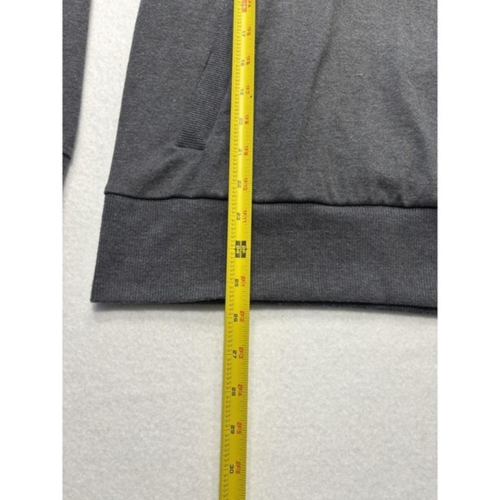 Banana Republic Mens Gray Shawl Collar Henley Sweatshirt Pockets Pullover L - Picture 5 of 14